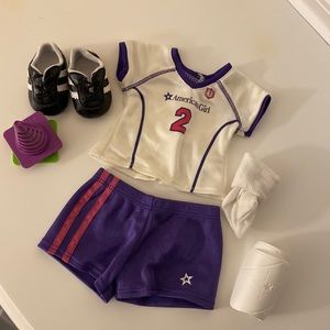 American Girl Doll soccer outfit